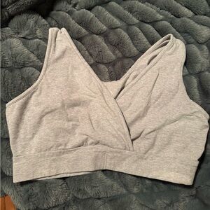 Kindred Bravely Heather Gray nursing bra large busty